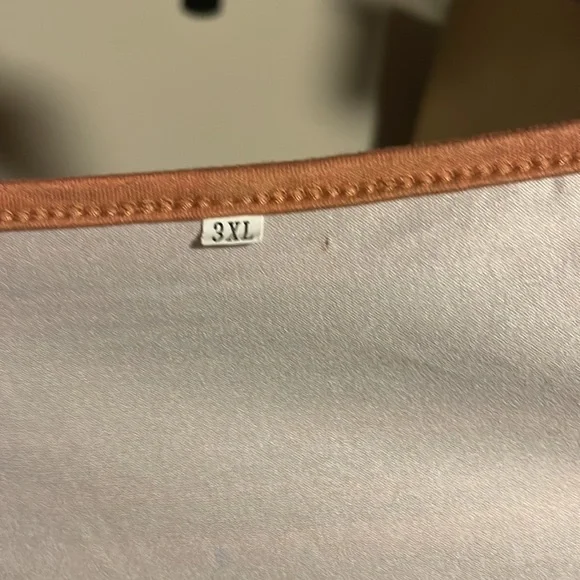 3x orange with flower shoulderless slim fit. - Picture 2 of 5